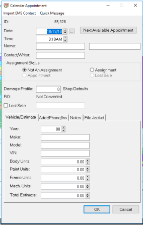 calendar appointment