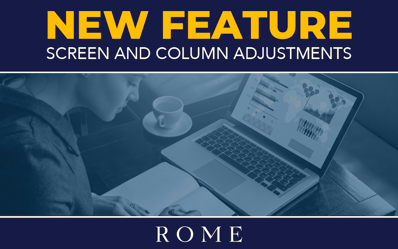 New Feature – Column and Screen Enhancements