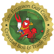 Tom Ferguson Crawdad Boil and Trade Show logo